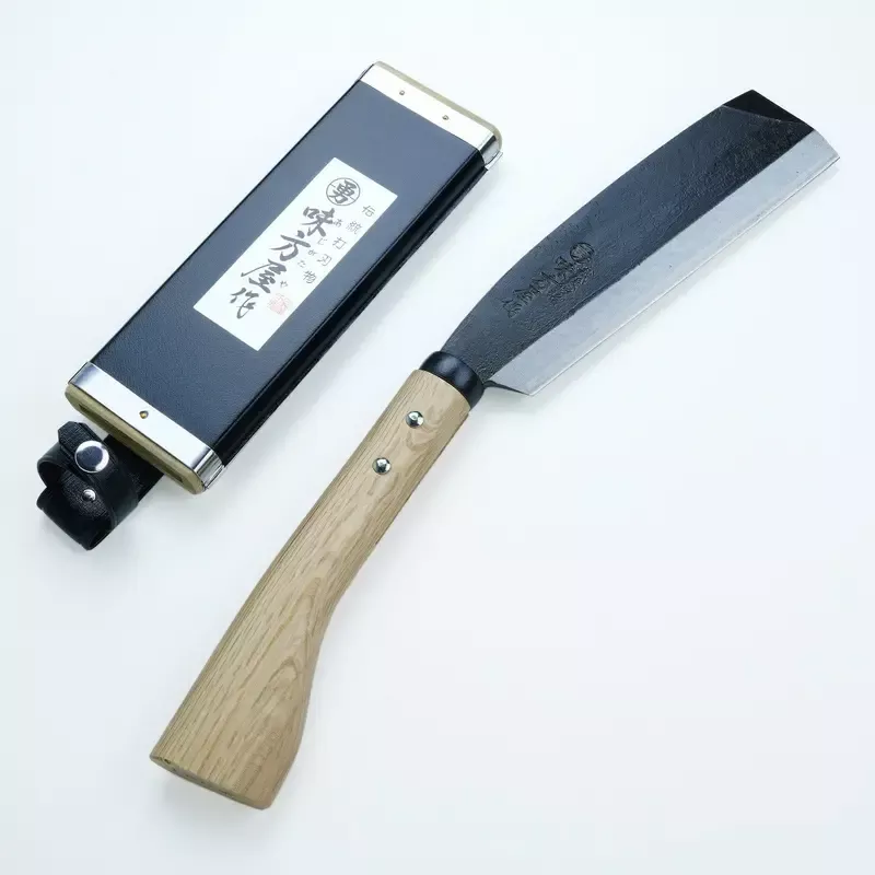 ”AJIKATAYA ” Echigo Japanese Hatchet / Machete Single-Edged KATABA old type 6.0 (NATA)