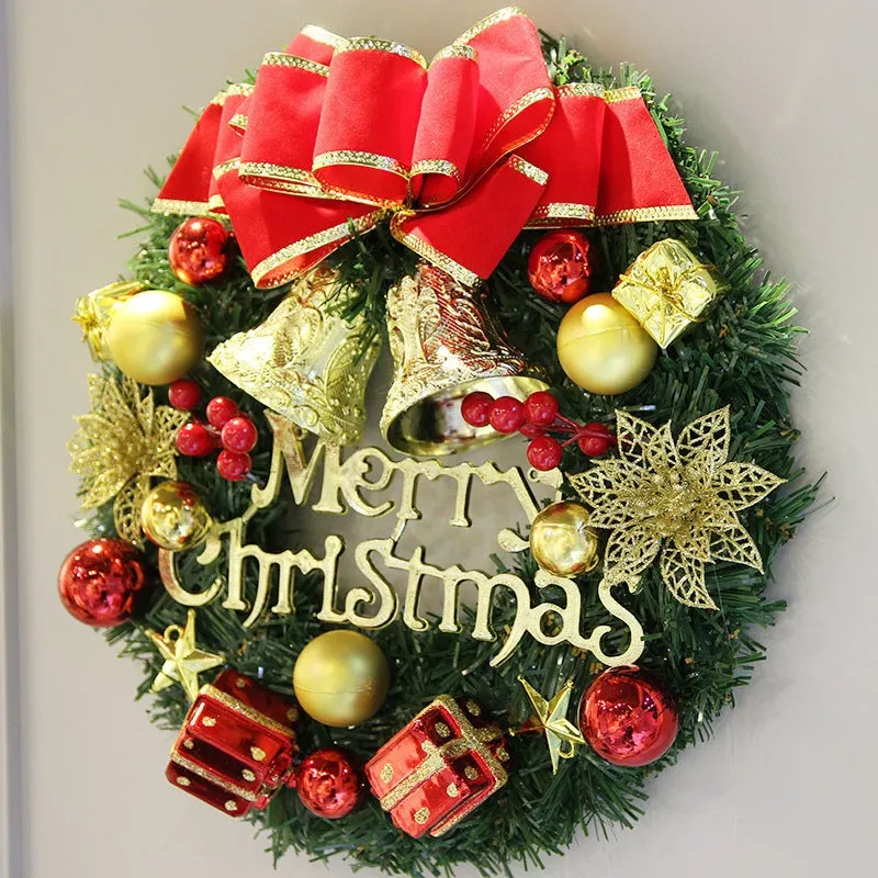 Christmas Bell Garland 12-24 Inch Artificial Decorative Holiday Hanging Decor