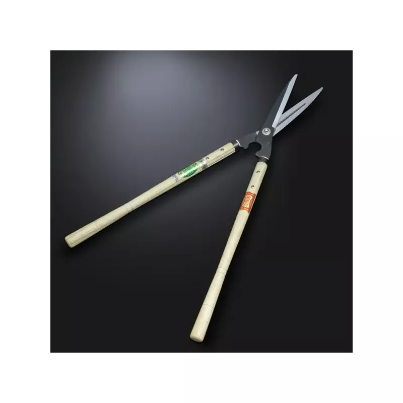 ”HANAKUMAGAWA ” Hedge/Gardening Shears 180mm(7 ”), with Wooden Handle, Aogami Steel, Japan