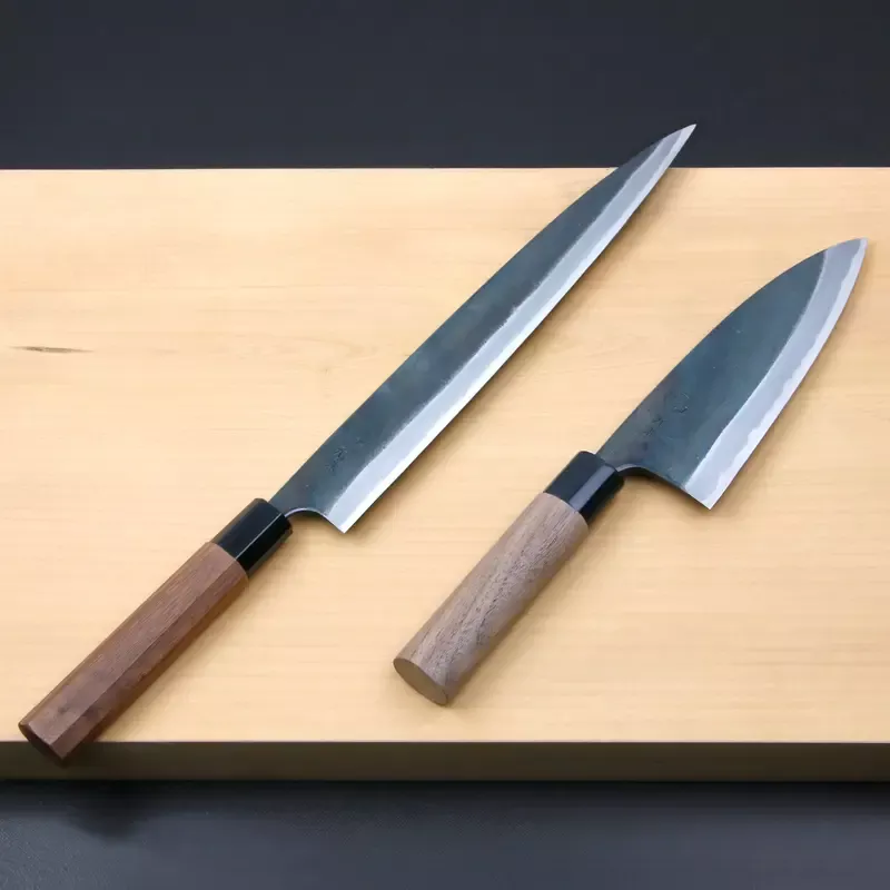 – HONMAMON Special Set 2025 – MOTOKANE TOSA Kitchen Knives Deba 165mm & Sashimi Knife 270mm